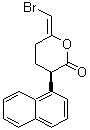 CAS 登录号：478288-90-3， (3R,6E)-6-(溴亚甲基)-3-(1-萘基)四氢-2H-吡喃-2-酮