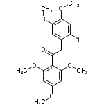 CAS 登录号：478316-32-4， 2-(2-碘-4,5-二甲氧基苯基)-1-(2,4,6-三甲氧基苯基)乙酮