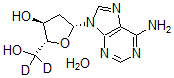 CAS#: 478510-81-5, 2'-Deoxy-Adenosine-5',5'-C-D2 Monohydrate