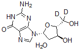 CAS 登录号：478511-28-3， 2'-脱氧-鸟苷-5',5'-C-D2 单水合物