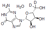 CAS#: 478511-34-1, Guanosine-5',5'-C-D2 Monohydrate
