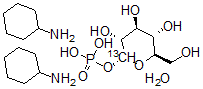 CAS#: 478518-99-9, alpha-D-[1-13C]Glucopyranosyl 1-Phosphate Dicyclohexylamine Salt Monohydrate