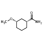 CAS#: 478841-53-1, (1R,3S)-3-Methoxycyclohexanecarboxamide