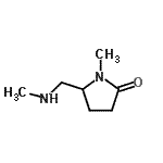 CAS 登录号：479065-35-5， 1-甲基-5-[(甲基氨基)甲基]-2-吡咯烷酮