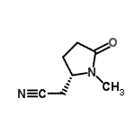 CAS 登录号：479411-60-4， [(2S)-1-甲基-5-氧代-2-吡咯烷基]乙腈