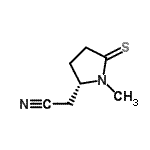 CAS 登录号：479411-61-5， [(2S)-1-甲基-5-硫代-2-吡咯烷基]乙腈