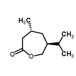 CAS 登录号：479543-91-4， (4R,6S)-6-异丙基-4-甲基-2-氧杂环庚烷酮