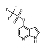 CAS 登录号：479552-94-8， 1H-吡咯并[2,3-b]吡啶-4-基三氟甲烷磺酸酯