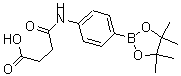 CAS 登录号：480424-98-4， 4-(3-羧基丙酰氨基)苯硼酸频哪醇酯