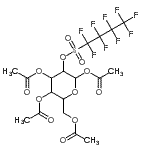 CAS#: 480438-48-0, 1,3,4,6-Tetra-O-Acetyl-2-O-[(Nonafluorobutyl)Sulfonyl]Hexopyranose