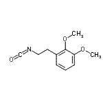 CAS 登录号：480439-02-9， 1-(2-异氰酸乙基)-2,3-二甲氧基苯