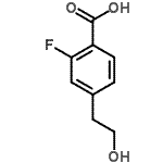CAS#: 481075-50-7, 2-Fluoro-4-(2-Hydroxyethyl)Benzoic Acid
