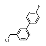 CAS#: 482376-13-6, 4-(Chloromethyl)-2-(4-Fluorophenyl)Pyridine