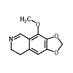 CAS#: 484-30-0, 4-Methoxy-7,8-Dihydro[1,3]Dioxolo[4,5-g]Isoquinoline