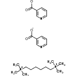CAS#: 4845-30-1, N,N,N,N',N',N'-Hexamethyl-1,6-Hexanediaminium Dinicotinate