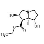 CAS#: 484687-13-0, Ethyl (1R,2R,7S,7aR)-2,7-Dihydroxyhexahydro-1H-Pyrrolizine-1-Carboxylate