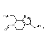 CAS#: 485402-42-4, 1,4-Diethyl-1,4,6,7-Tetrahydro-5H-[1,2,3]Triazolo[4,5-c]Pyridine-5-Carbaldehyde
