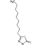 CAS#: 4858-29-1, 5-(Octylsulfanyl)-1,3,4-Thiadiazole-2(3H)-Thione