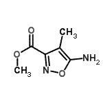 CAS 登录号：485807-09-8， 甲基5-氨基-4-甲基-1,2-恶唑-3-羧酸酯