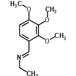 CAS 登录号：485842-38-4， (E)-N-乙基-1-(2,3,4-三甲氧基苯基)甲亚胺