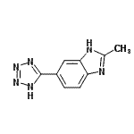 CAS 登录号：486402-03-3， 2-甲基-5-(1H-四唑-5-基)-1H-苯并咪唑