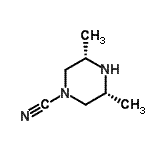 CAS#: 486414-64-6, (3R,5S)-3,5-Dimethyl-1-Piperazinecarbonitrile