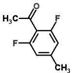 CAS 登录号：486415-01-4， 1-(2,6-二氟-4-甲基-苯基)乙酮
