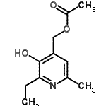 CAS#: 487009-05-2, (2-Ethyl-3-Hydroxy-6-Methyl-4-Pyridinyl)Methyl Acetate