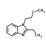 CAS 登录号：488086-49-3， 2-乙基-1-(2-甲氧基乙基)-1H-苯并咪唑