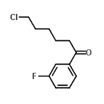 CAS 登录号：488098-58-4， 6-氯-1-(3-氟苯基)-1-己酮