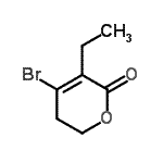 CAS#: 488800-35-7, 4-Bromo-3-Ethyl-5,6-Dihydro-2H-Pyran-2-One