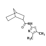CAS 登录号：489407-89-8， N-(4,5-二甲基-1,3-噻唑-2-基)双环[2.2.1]庚烷-2-甲酰胺