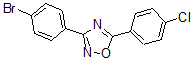CAS 登录号：489435-05-4， 3-(4-溴苯基)-5-(4-氯苯基)-1,2,4-恶二唑