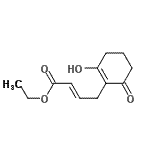 CAS 登录号：490018-43-4， 乙基(2E)-4-(2-羟基-6-氧代-1-环己烯-1-基)-2-丁烯酸酯