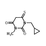 CAS#: 491615-30-6, 1-(Cyclopropylmethyl)-3-Methyl-6-Thioxodihydro-2,4(1H,3H)-Pyrimidinedione