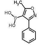 CAS 登录号：491876-01-8， (5-甲基-3-苯基-1,2-恶唑-4-基)硼酸