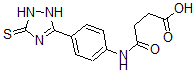 CAS#: 4922-57-0, N-[4-(3-Mercapto-1H-1,2,4-Triazol-5-Yl)Phenyl]Succinamidic Acid