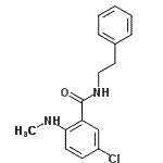 CAS#: 4927-80-4, 5-Chloro-2-(Methylamino)-N-(2-Phenylethyl)Benzamide