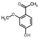 CAS 登录号：493-33-4， 1-(4-羟基-2-甲氧基苯基)乙酮