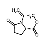 CAS 登录号：4931-67-3， 甲基5-氧代-1-乙烯基-L-脯氨酸酯