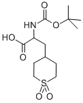CAS 登录号：494210-69-4， 2-N-叔丁氧羰基-氨基-3[4-(1,1-二氧代-四氢-噻喃基)!丙酸