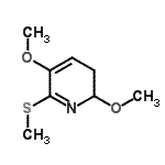 CAS#: 494747-08-9, 2,5-Dimethoxy-6-(Methylsulfanyl)-2,3-Dihydropyridine