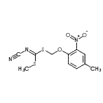 CAS#: 494763-18-7, Methyl (4-Methyl-2-Nitrophenoxy)Methyl Cyanocarbonodithioimidate