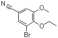 CAS#: 495396-35-5, 3-Bromo-4-Ethoxy-5-Methoxybenzonitrile