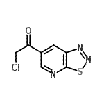 CAS#: 495416-05-2, 2-Chloro-1-([1,2,3]Thiadiazolo[5,4-b]Pyridin-6-Yl)Ethanone