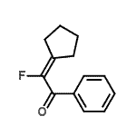 CAS 登录号：495418-36-5， 2-环戊基亚基-2-氟-1-苯乙酮