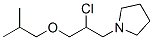 CAS#: 49571-02-0, 1-[2-Chloro-3-(2-Methylpropoxy)Propyl]Pyrrolidine