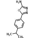 CAS 登录号：49579-79-5， 5-(4-异丙基苯基)-1,3,4-恶二唑-2-胺
