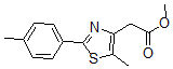 CAS#: 496062-19-2, 5-Methyl-2-(4-Methylphenyl)-4-Thiazoleacetic Acid Methyl Ester