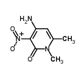 CAS 登录号：4966-94-3， 4-氨基-1,6-二甲基-3-硝基-2(1H)-吡啶酮